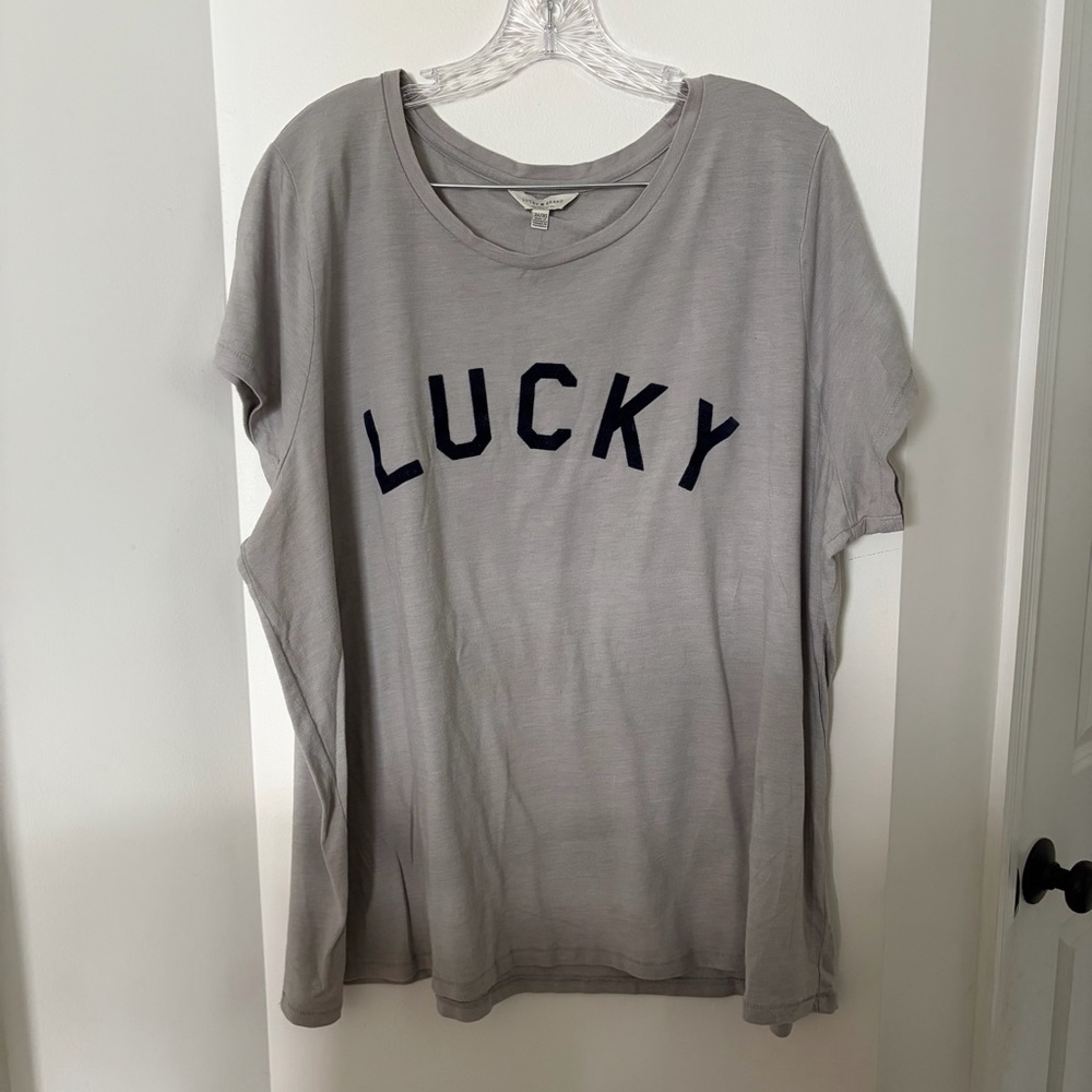 Lucky Brand Gray Tee